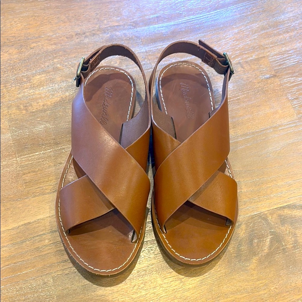 Madewell Brown Leather Sandals
